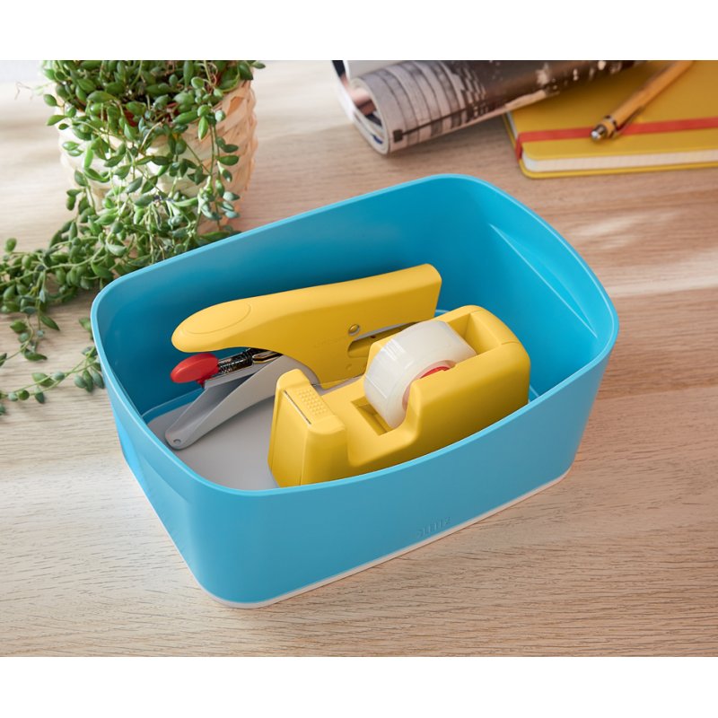 LEITZ boîte de rangement My Box Cosy A5, bleu/gris clair, 160×246×98 mm