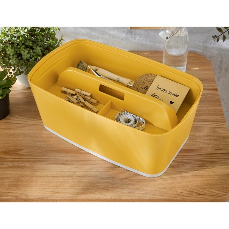 LEITZ insert pour boîte de rangement My Box Cosy, DIN A5, jaune