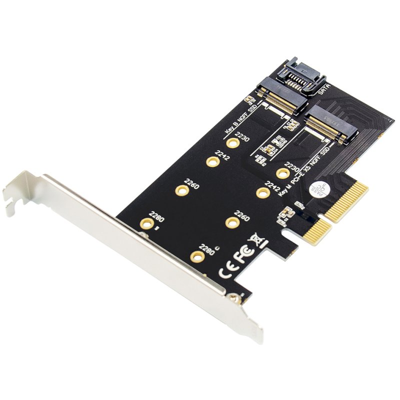 DIGITUS M.2 NVMe SSD PCIe 3.0 adapterkaart, x4, 6 Gbps