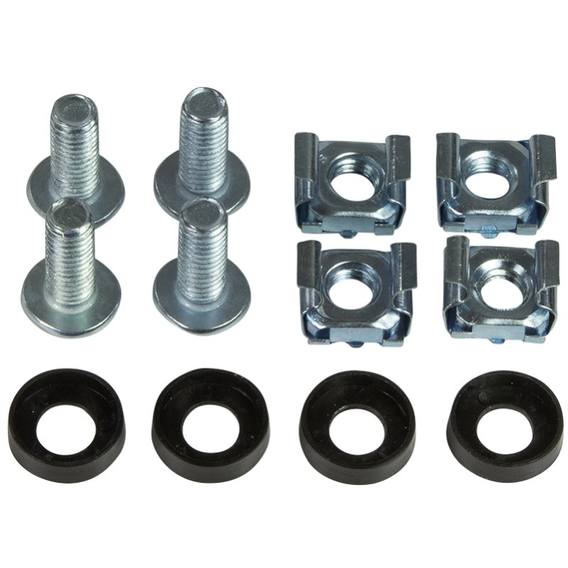LogiLink Professional cable guide set, galvanised steel, 40 x 40 mm, 2 pieces