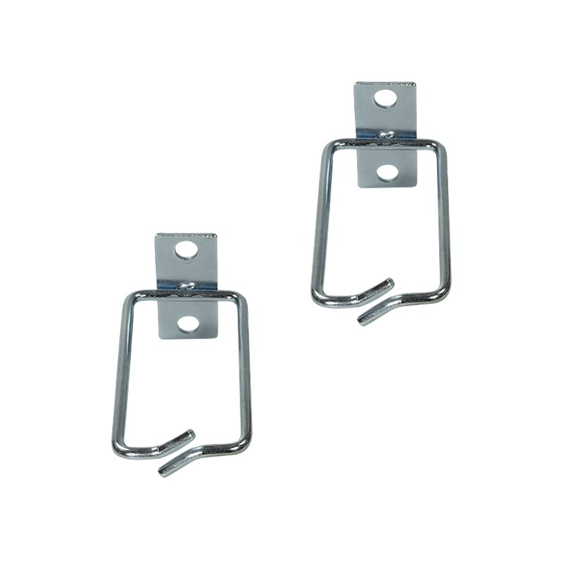 LogiLink Professional cable guide set, galvanised steel, 40 x 40 mm, 2 pieces