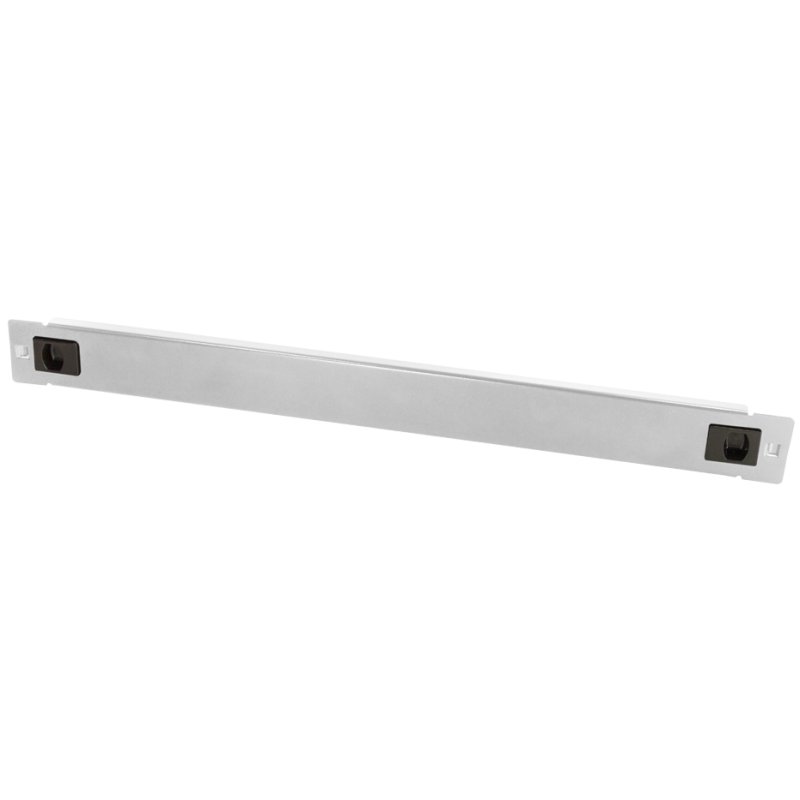 LogiLink Professional panneau aveugle 19 pouces, 1 unité de hauteur, métal, gris