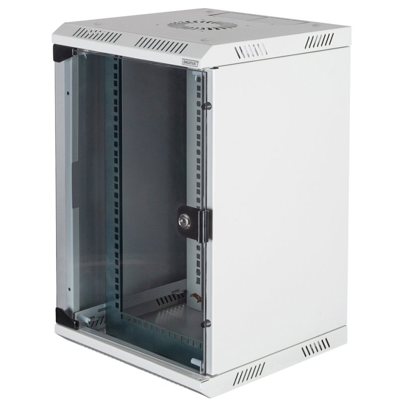 DIGITUS wandverdeler 10"/19" DN-1019, IP20-bescherming, grijs RAL7035