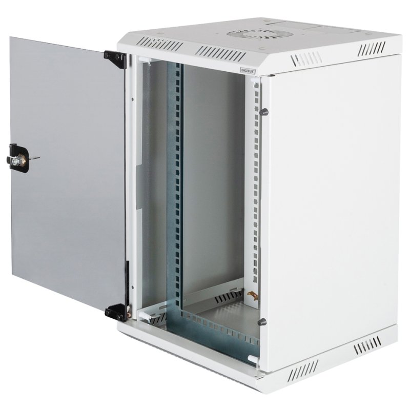 DIGITUS wandverdeler 10"/19" DN-1019, IP20-bescherming, grijs RAL7035