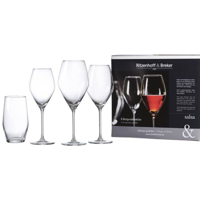 Ritzenhoff & Breker verres long drink SALSA, 0,37 l, set de 6 pièces