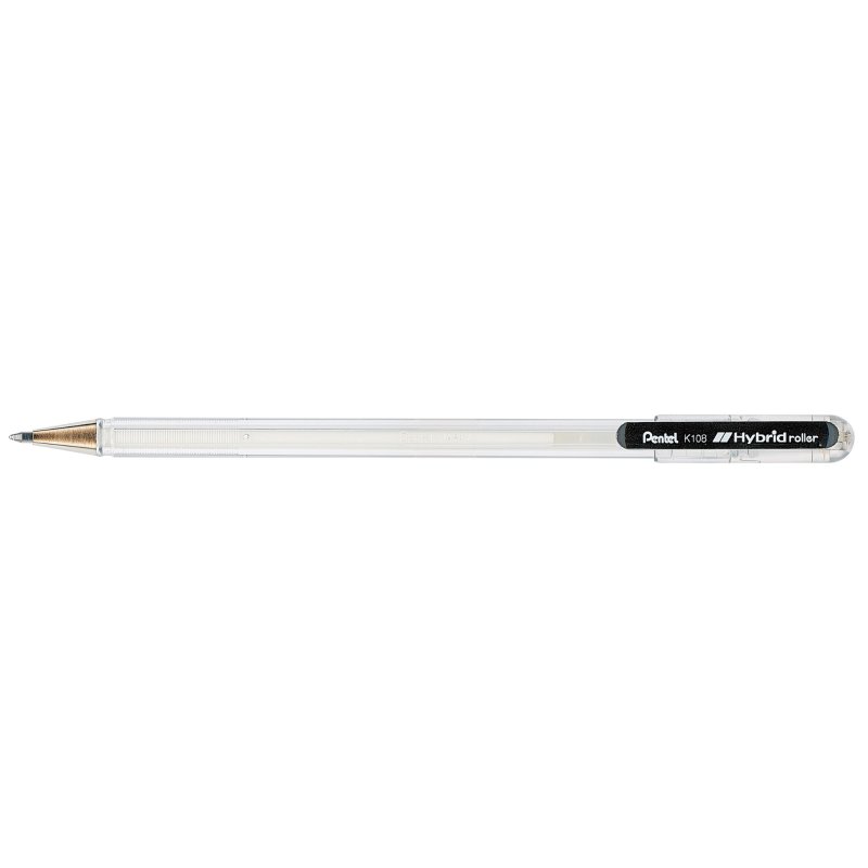 Pentel Hybrid stylo gel hybride, blanc, 0,35 mm