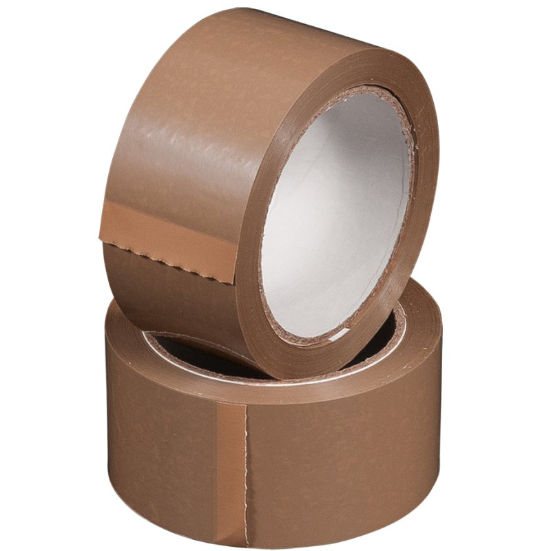 HAPPEL ruban d'emballage PVC, transparent, 50 mm × 66 m, 6 pièces