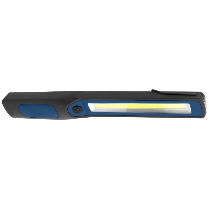 ANSMANN Lampe de travail LED WL250B slim, noir/bleu, 215 lumens, 3 aimants