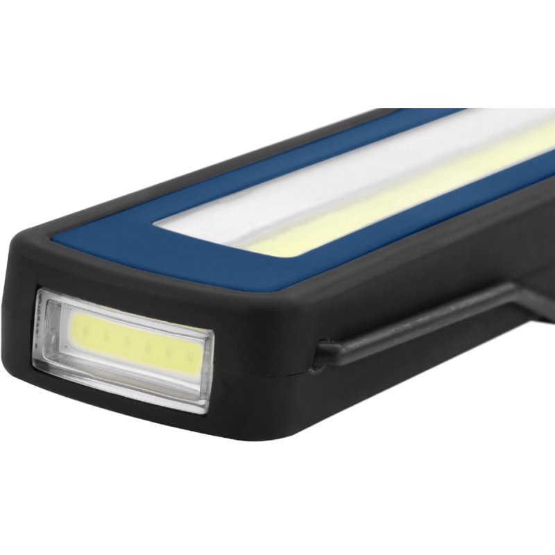 ANSMANN Lampe de travail LED WL250B slim, noir/bleu, 215 lumens, 3 aimants