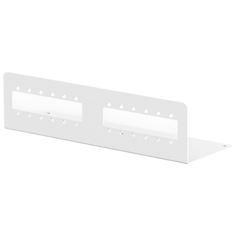 DIGITUS adapter plate for fibre optic couplings, medium, grey RAL 7035