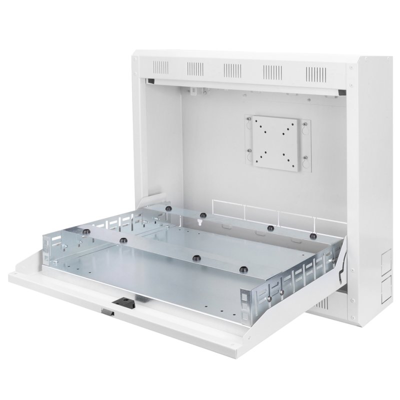 DIGITUS 19" wandkast voor digitale videorecorder, 580×160×550 mm, grijs
