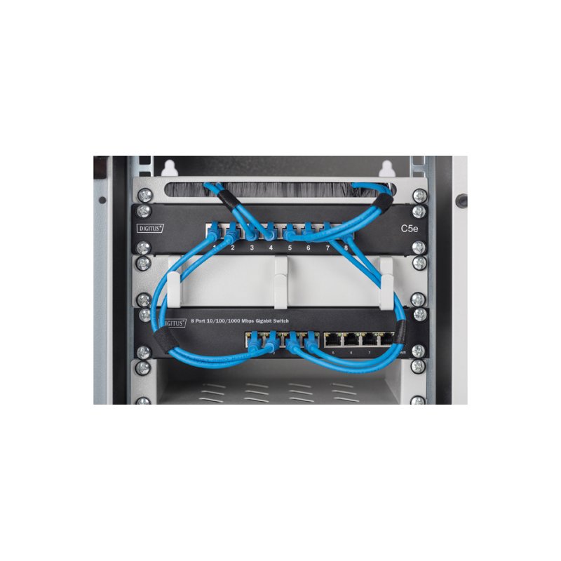 DIGITUS Gigabit Ethernet PoE+ switch, 8 poorten, 10/100/1000 Mbps, 80 Watt