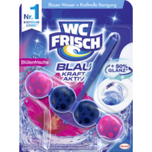 WC Frisch toiletblok bloesemgeur, blauw spoelwater, 250 spoelbeurten