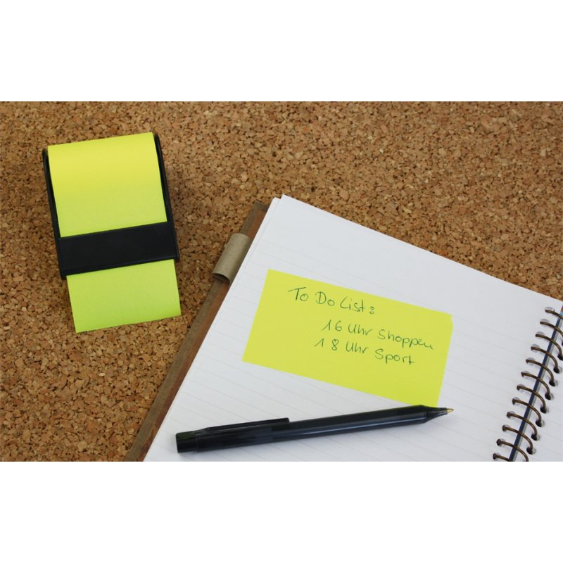 RNK Verlag bloc-notes adhésifs recharge, rose néon, 60 mm × 10 m, recharge