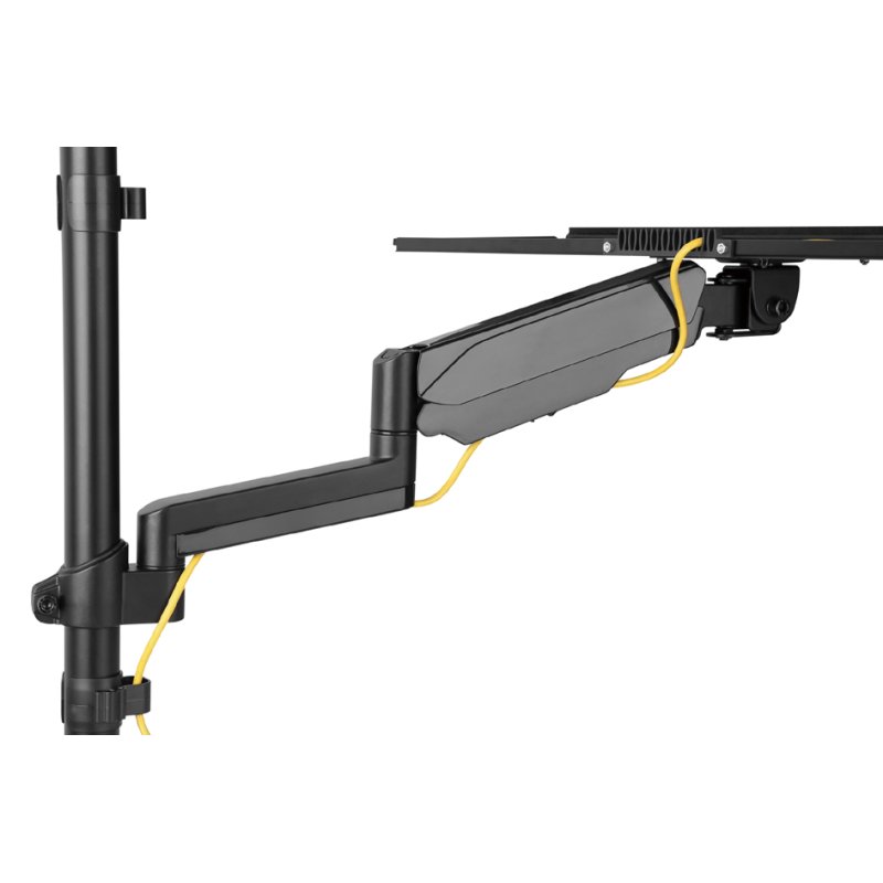 DIGITUS zit-sta werkplek wandmontage, zwart, 17-32 inch, max 8 kg