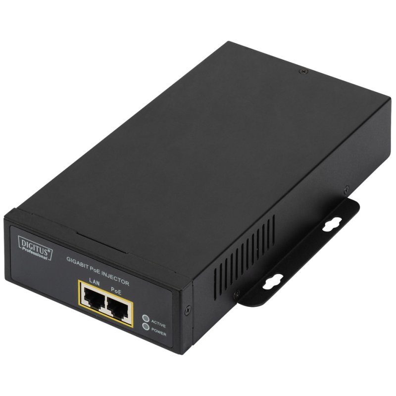 DIGITUS Injecteur Gigabit PoE++, norme 802.3at, 95 Watts, 10/100/1000 Mbps