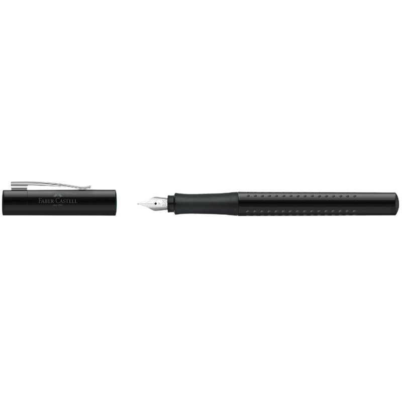 FABER-CASTELL stylo plume GRIP 2010 Harmony, rechargeables, blanc, M