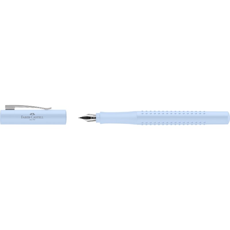 FABER-CASTELL stylo plume GRIP 2010 Harmony, rechargeables, blanc, M
