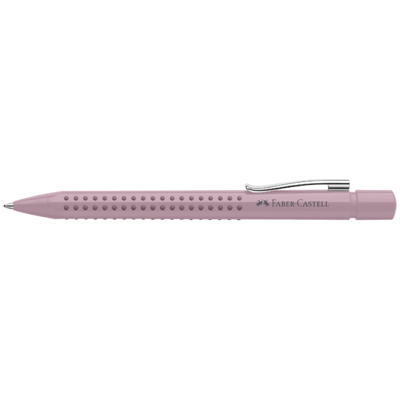 Faber-Castell stylo bille GRIP 2010, blanc, triangulaire, 0,6 mm
