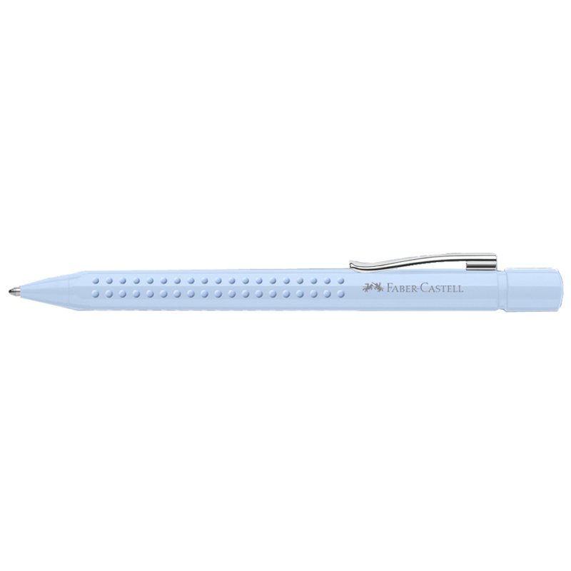 Faber-Castell stylo bille GRIP 2010, blanc, triangulaire, 0,6 mm