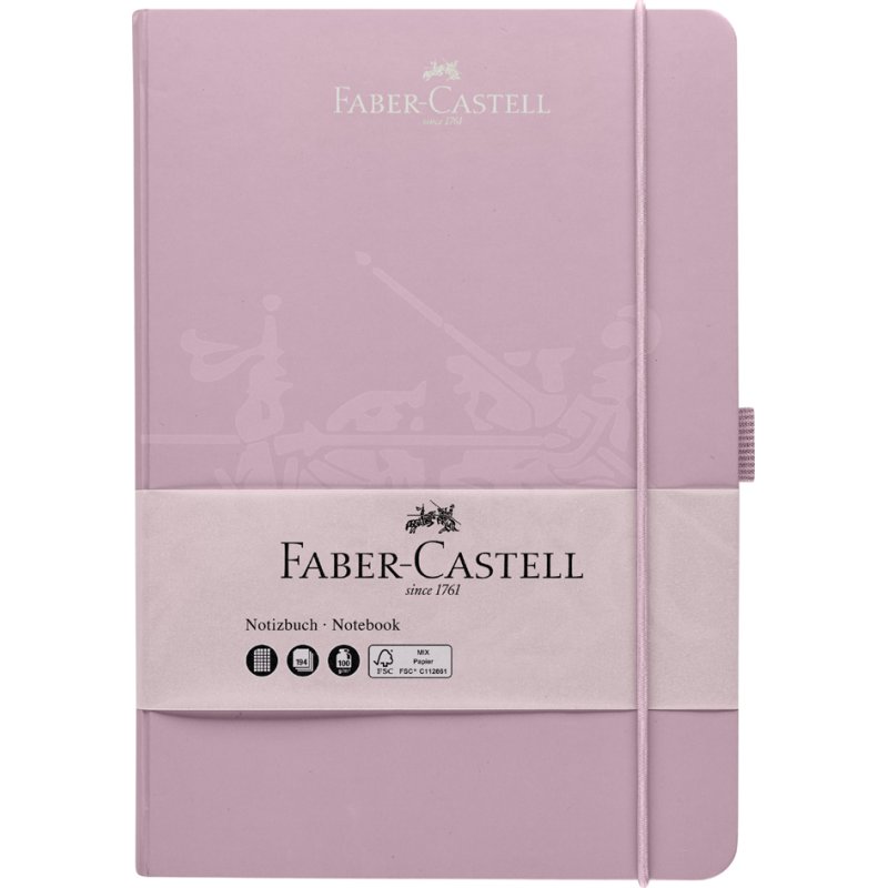 FABER-CASTELL carnet A5, quadrillé, bleu clair