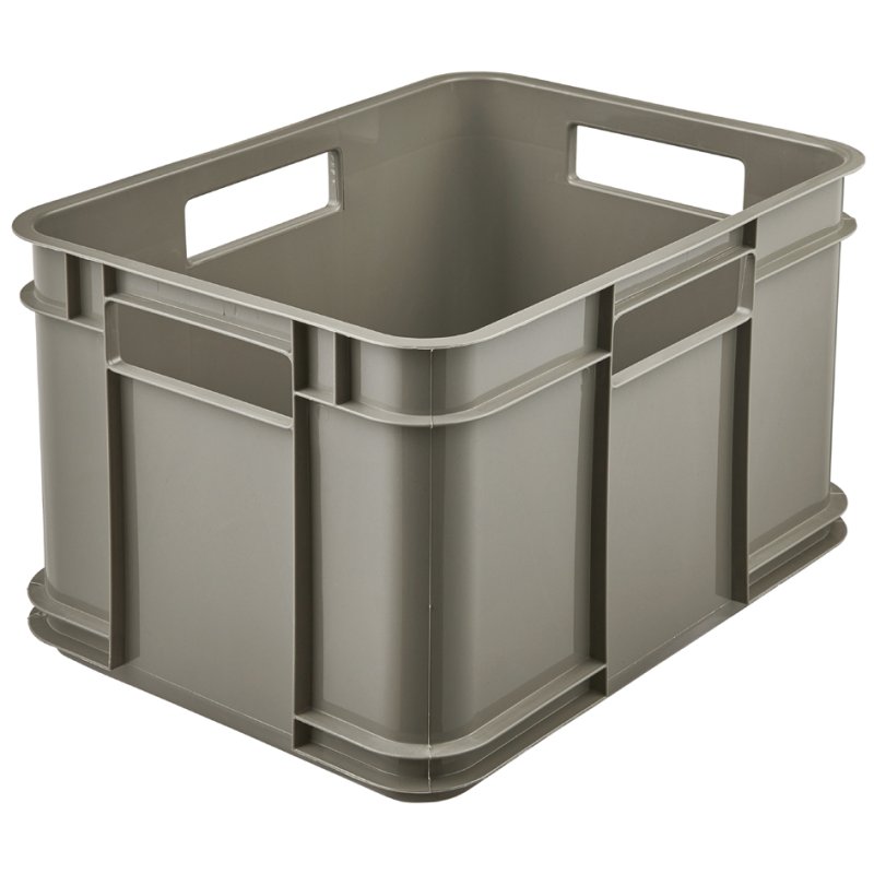 keeeper boîte de rangement Euro-Box M bruno eco, vert herbe, 16 litres, empilable