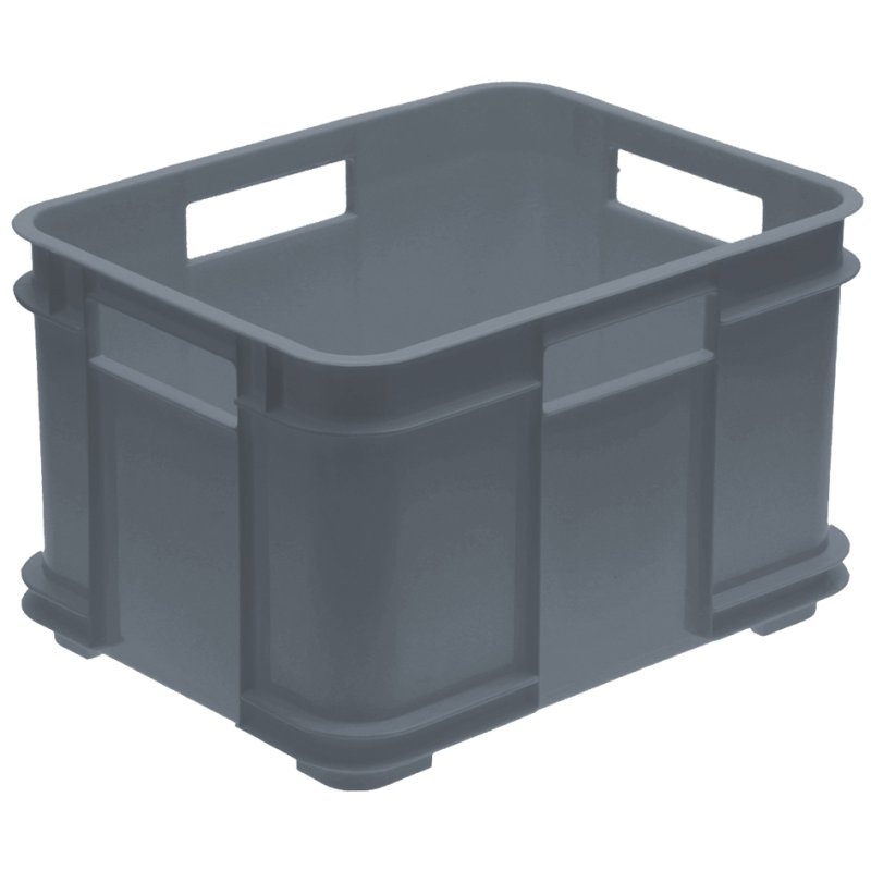 keeeper boîte de rangement Euro-Box M bruno eco, vert herbe, 16 litres, empilable
