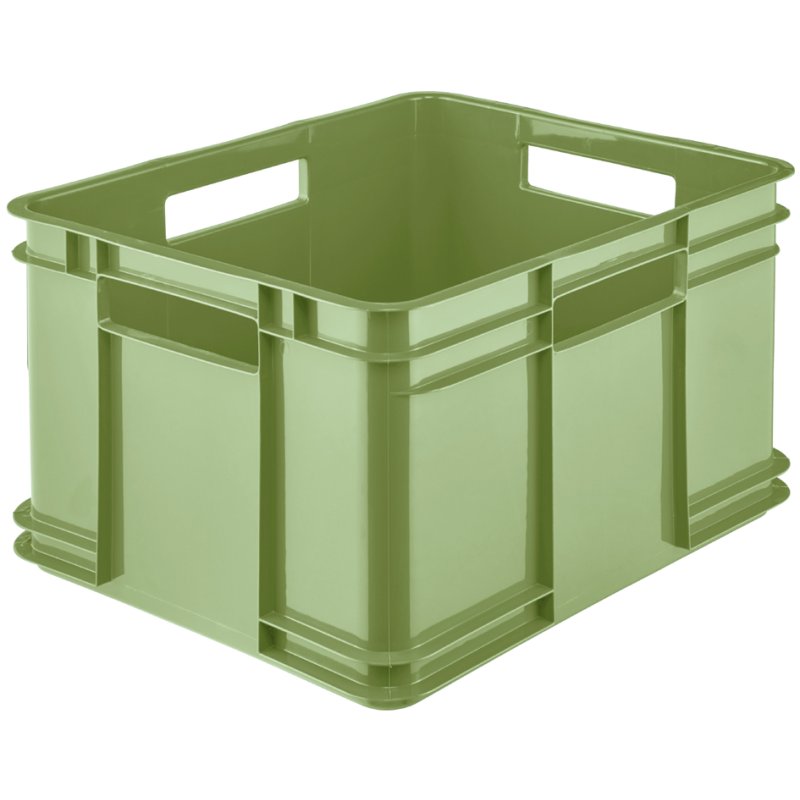 keeeper boîte de rangement Euro-Box XL bruno eco, vert, 28 litres, 43×35×24 cm