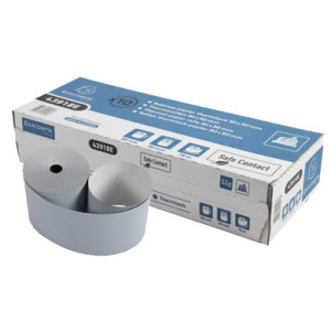 EXACOMPTA thermische rollen contactloos, 57 mm × 18 m, grijs-blauw, 20 stuks