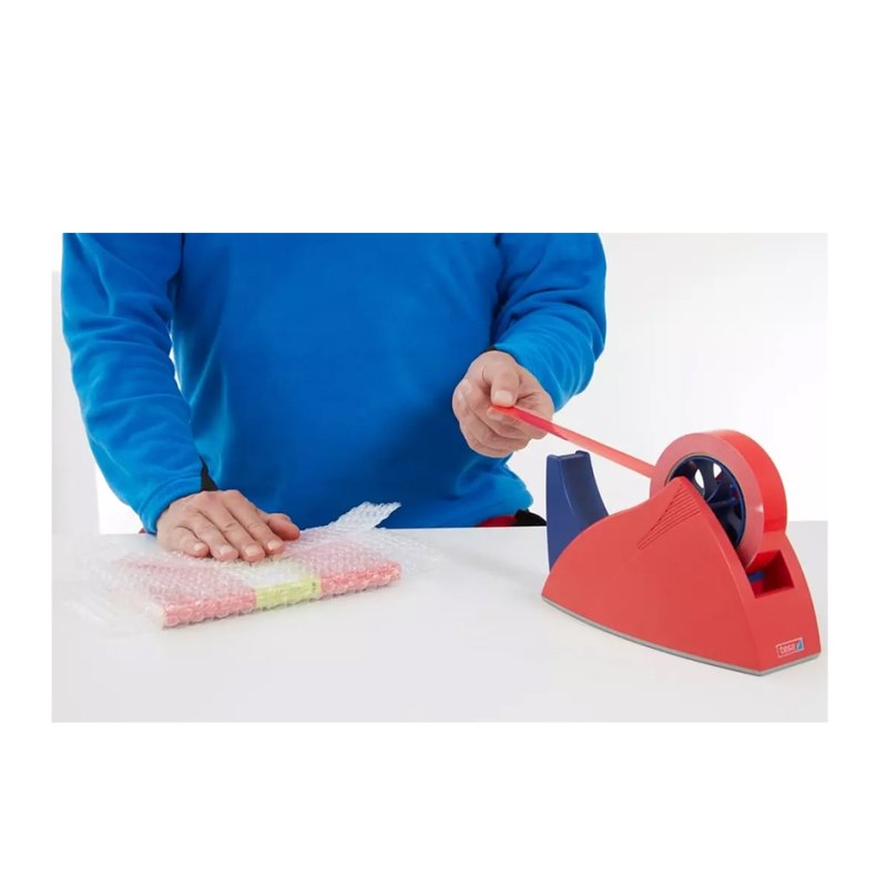 tesa ruban d'emballage 60404, rouge, 19 mm × 66 m