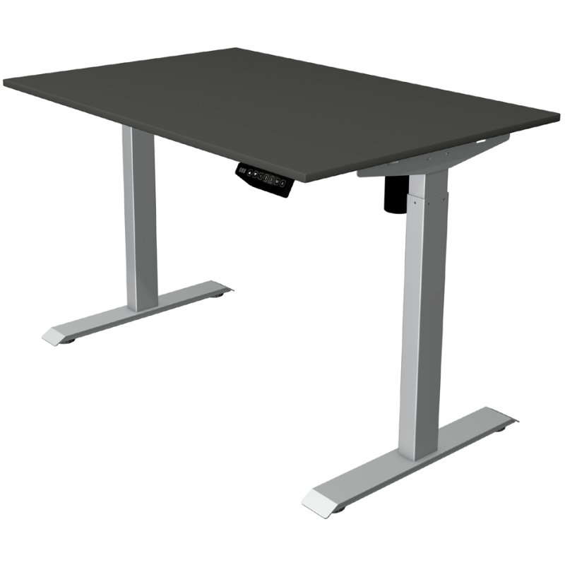 Kerkmann bureau assis-debout Move 1, réglable électriquement, 1400×800 mm, gris clair