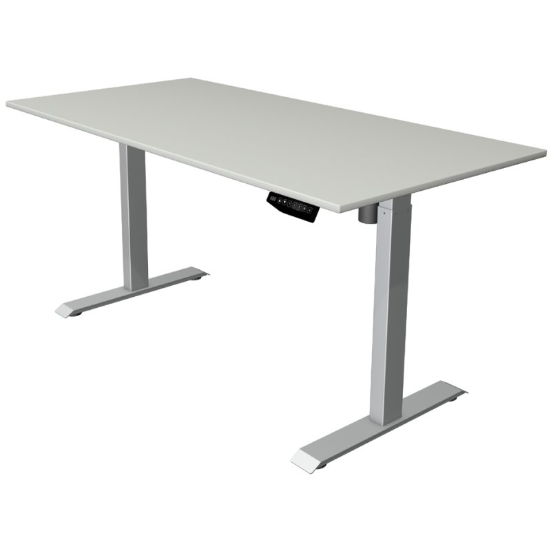 Kerkmann bureau assis-debout Move 1, réglable électriquement, 1400×800 mm, gris clair