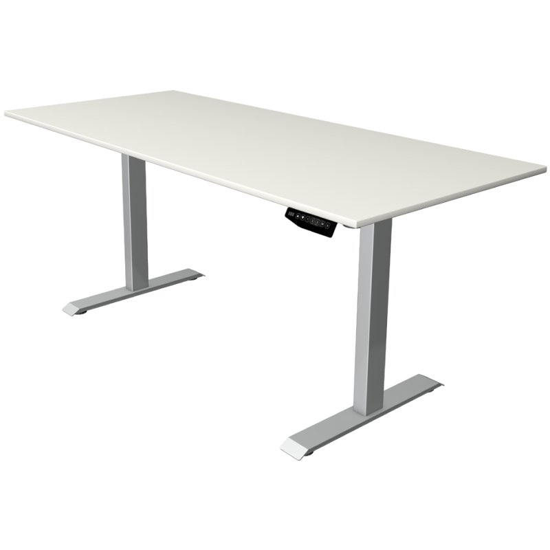 Kerkmann bureau assis-debout Move 1, réglable électriquement, 1400×800 mm, gris clair