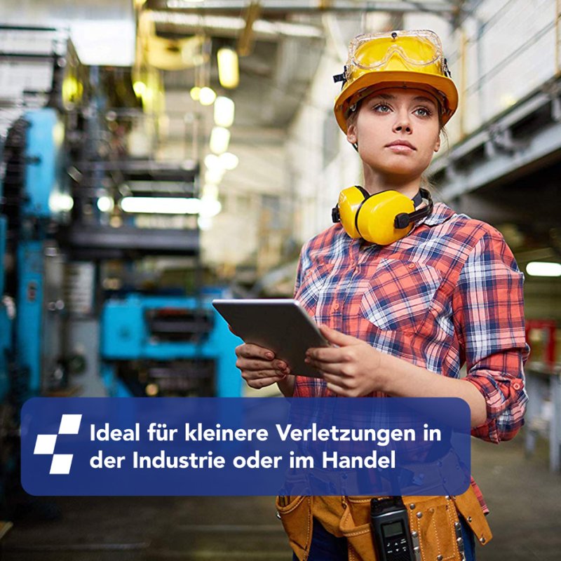 FIRST AID ONLY EHBO-verbanddoos industrie en handel, hersluitbaar, 100 pleisters