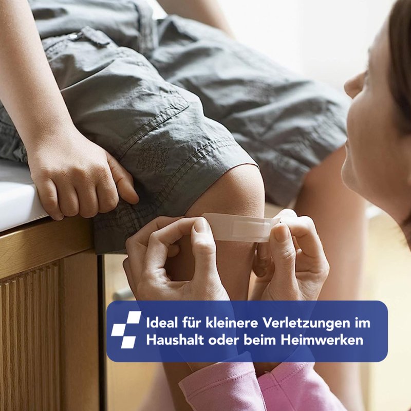 FIRST AID ONLY verbandtrommel huishouden/klussen, hersluitbare kunststofbox, 20 pleisters