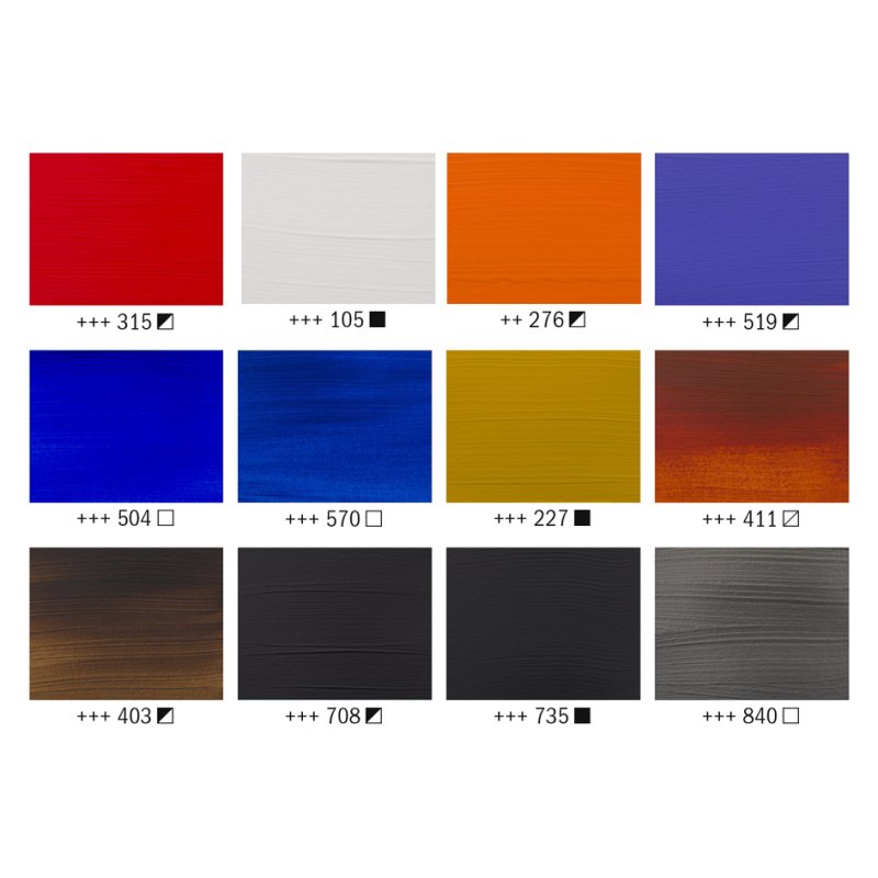 Royal Talens Amsterdam acrylic paint Urban Landscape set, 12 x 20 ml