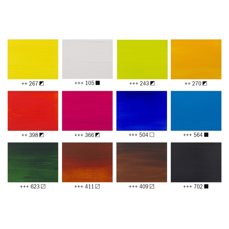 Royal Talens Amsterdam acrylic paint Landscape, 12 × 20 ml