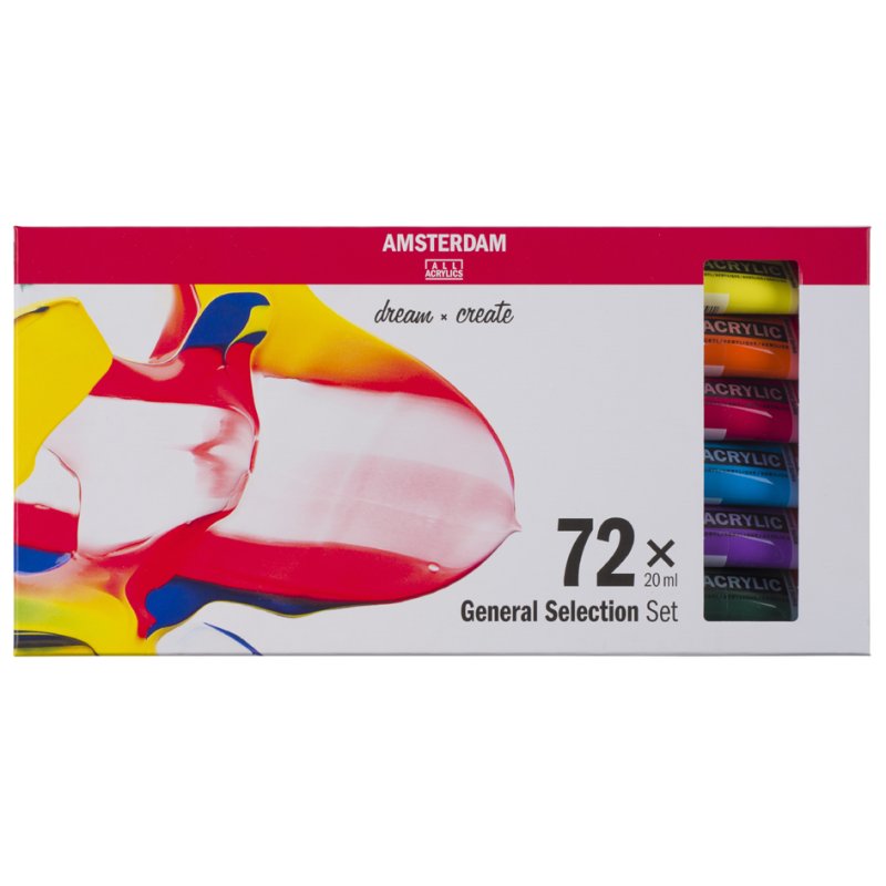 Royal Talens Amsterdam acrylic paint, high-quality pigments, quick drying time