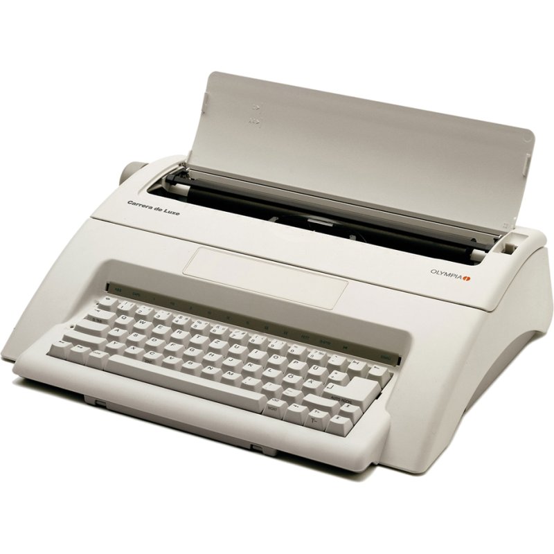 OLYMPIA machine à écrire électrique Carrera de luxe, clavier QWERTZ, 45 touches