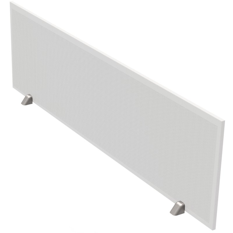Kerkmann Panneau de séparation de bureau 3754, acoustique, gris clair, 1600×400 mm