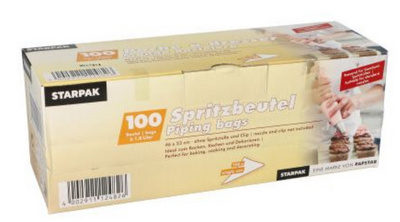 STARPAK spuitzakken transparant LDPE, 1,8 liter, 460×230 mm, 100 stuks