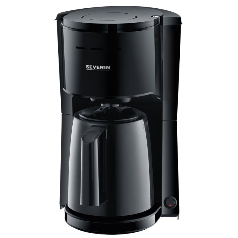SEVERIN cafetière KA 9306, noir, carafe isotherme, 8 tasses