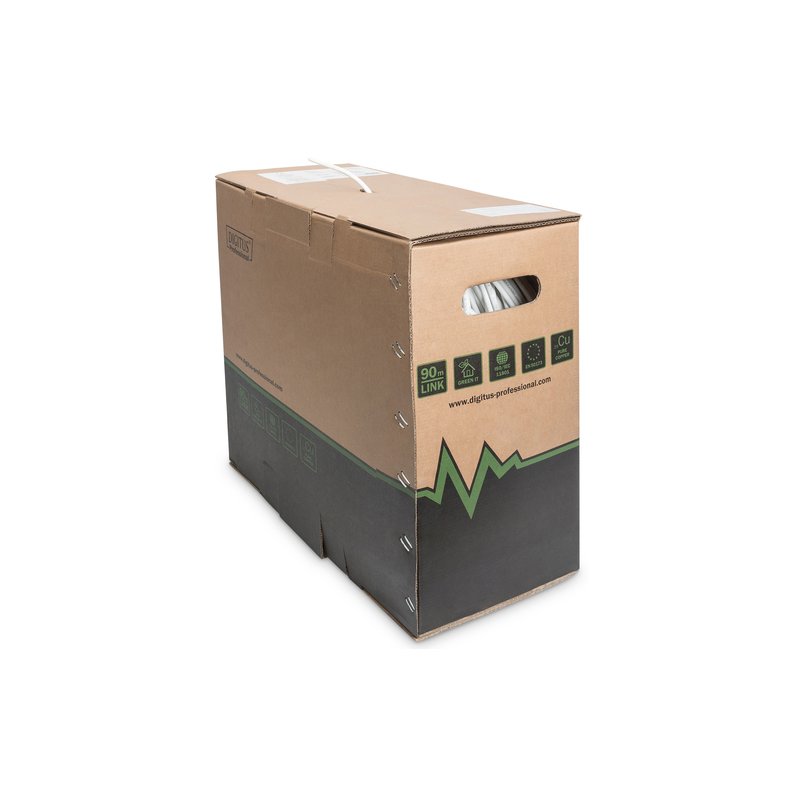 DIGITUS installation cable category 7 S/FTP, LSZH sheath, white, 305 metres