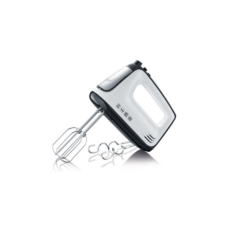 SEVERIN hand mixer HM 3830, white/black, 400 watts, 5 speeds