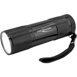 ANSMANN LED zaklamp ACTION COB LED, zwart, 175 lumen, met batterijen
