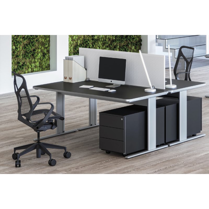 kerkmann bureau UNIC, 1800×800×750 mm, blanc