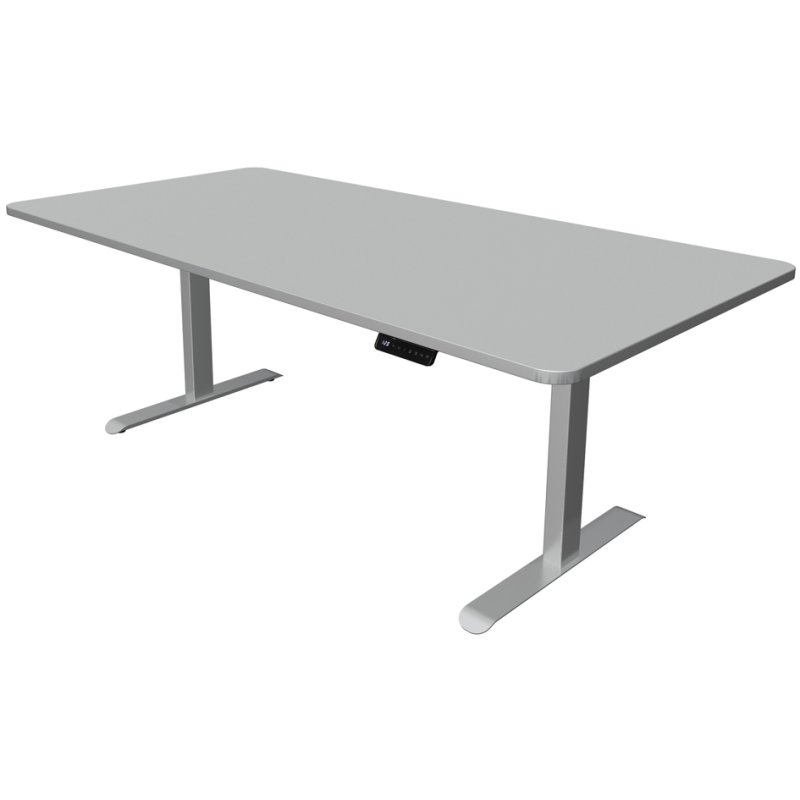 Kerkmann bureau assis-debout Move 3 Premium, réglage électrique, blanc, 180×80 cm