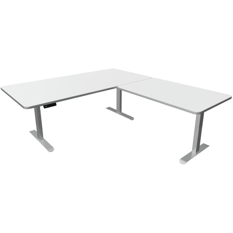 Kerkmann bureau assis-debout Move 3 Premium, électrique réglable, blanc, avec élément complémentaire