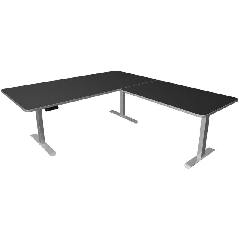 Kerkmann bureau assis-debout Move 3 Premium, électrique réglable, blanc, avec élément complémentaire