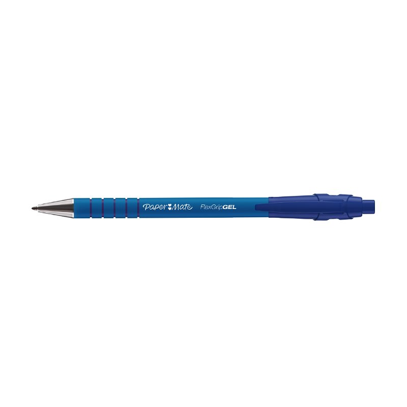 PAPER:MATE FlexGrip stylos gel, noir, 0,7 mm, clic
